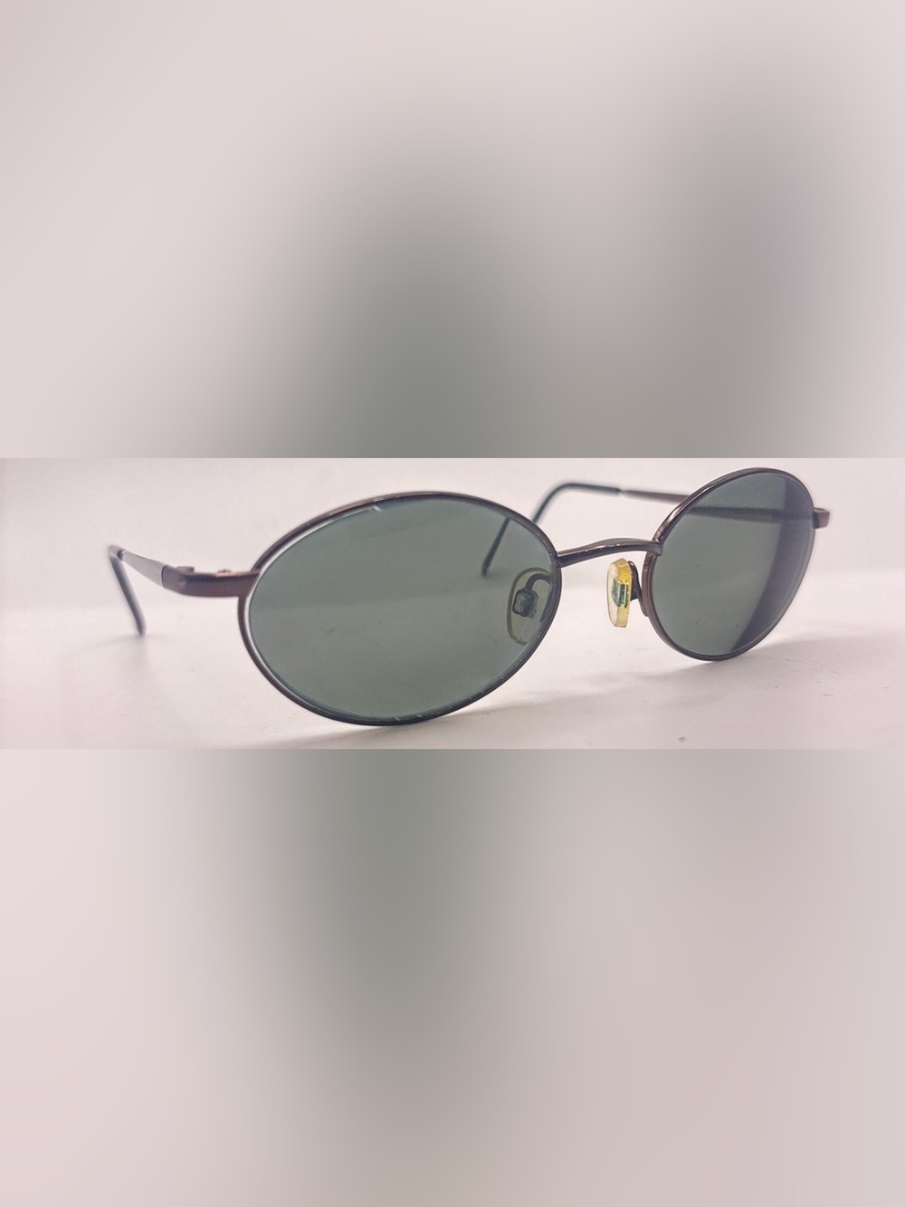 908 Brown Oval Sunglasses Frames Only